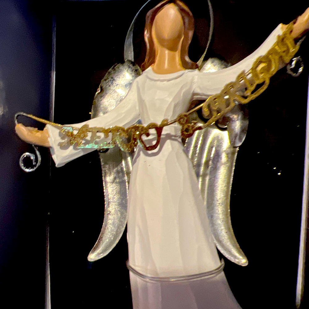 MERRY Angel ornament